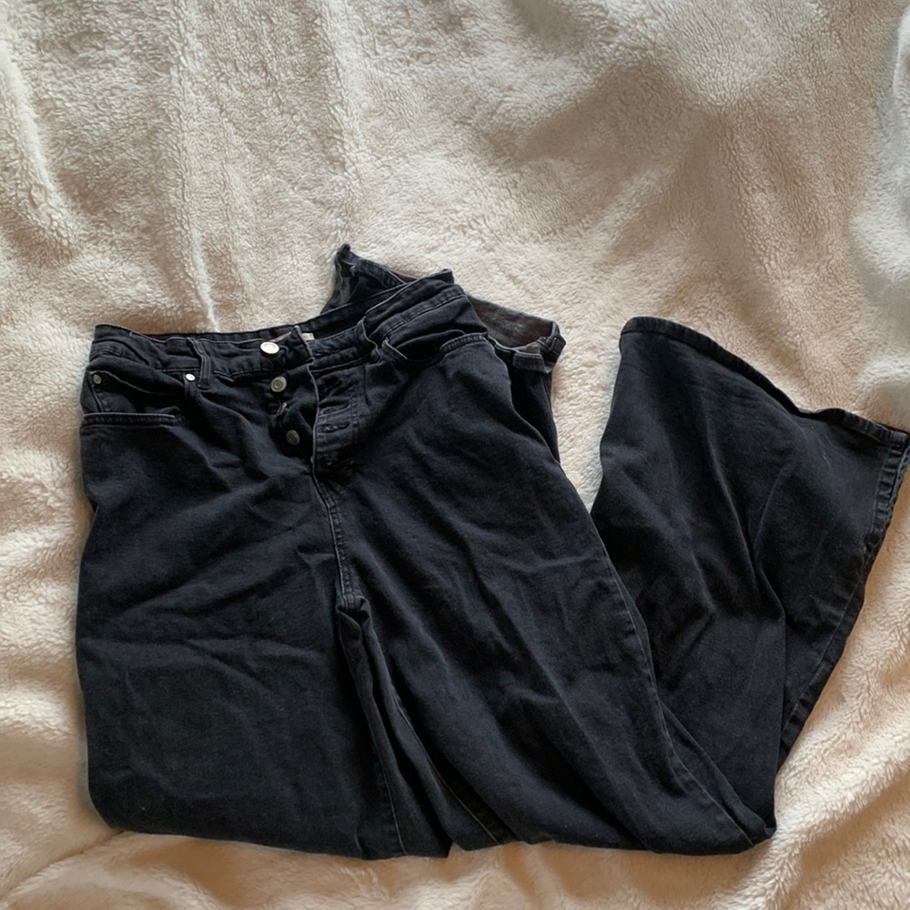 Black Denim Pants